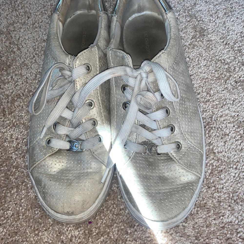 Gold sneakers